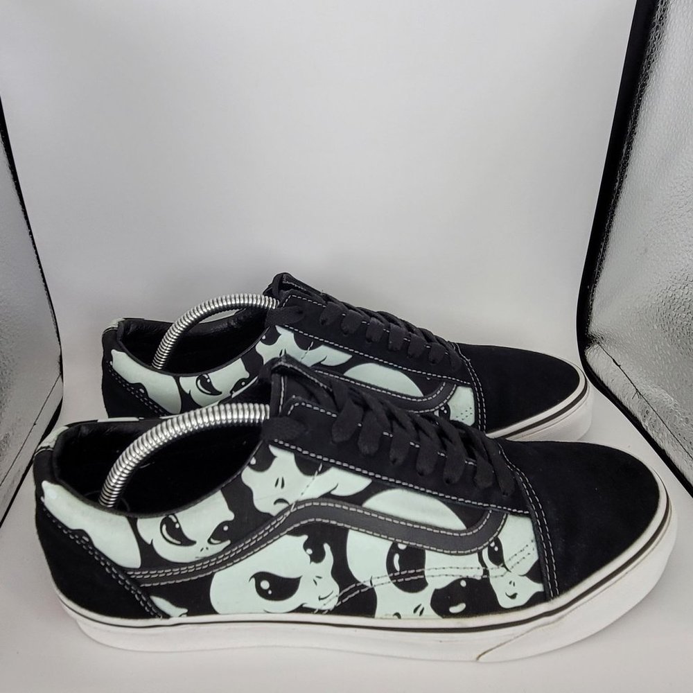 Vans SK8 Old Skool Classic Alien Ghosts Glow in the Dark Men's 508731 US Size 10